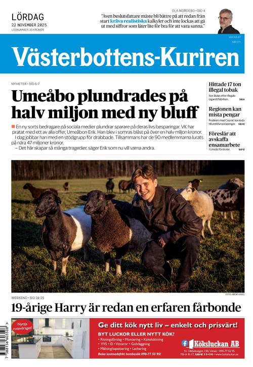 Västerbottens-Kuriren (SE) 22.11.2025