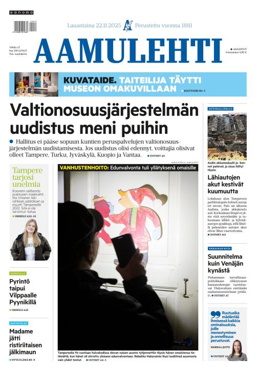 Aamulehti 22.11.2025