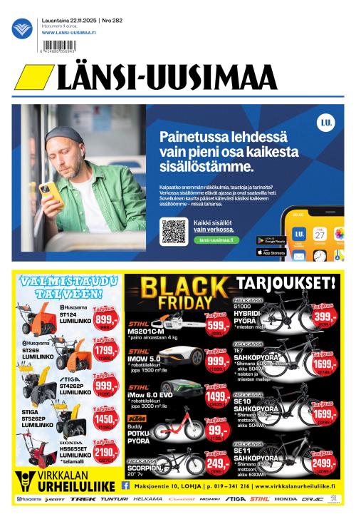 Länsi-Uusimaa 22.11.2025