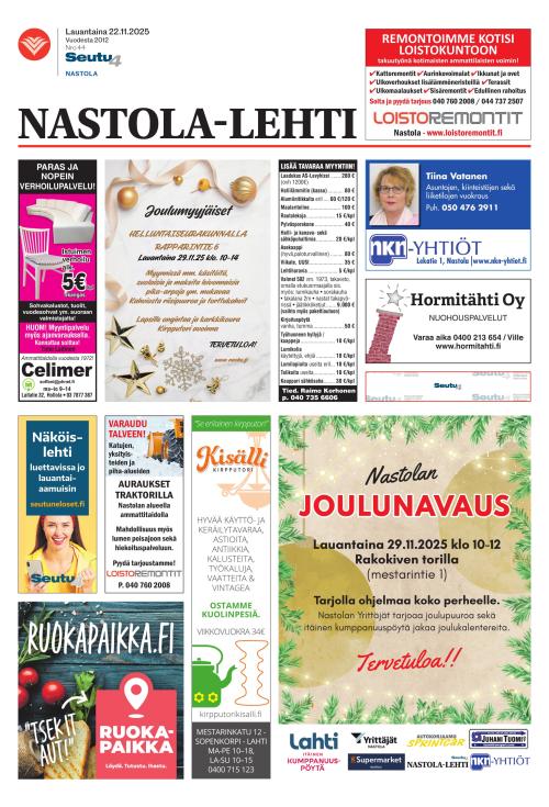 Nastola lehti 22.11.2025