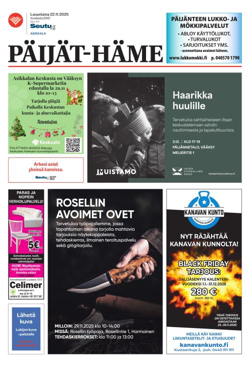 Päijät-Häme lehti 22.11.2025