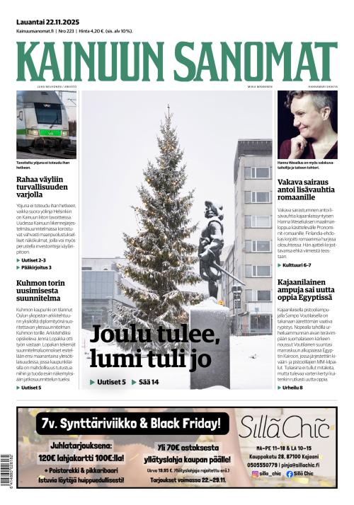 Kainuun Sanomat 22.11.2025