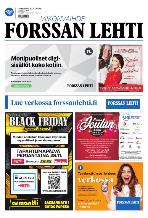 Forssan Lehti 22.11.2025