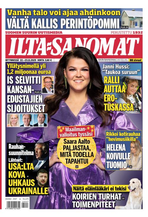 Ilta-Sanomat 22.11.2025