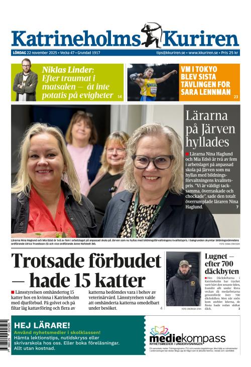 Katrineholms-Kuriren 22.11.2025