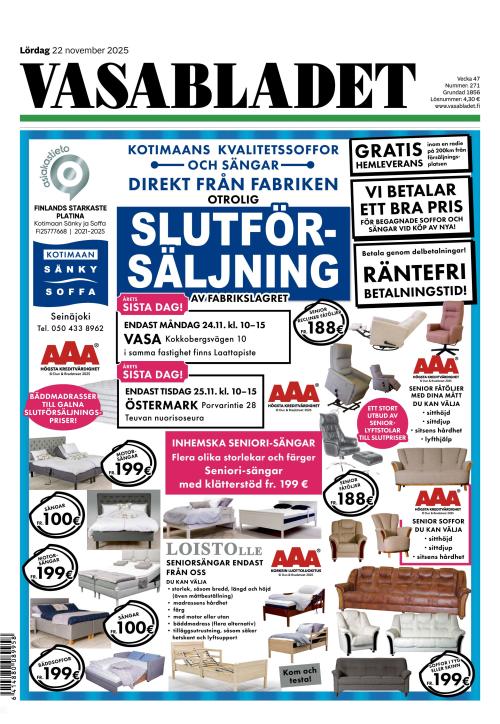 Vasabladet 22.11.2025