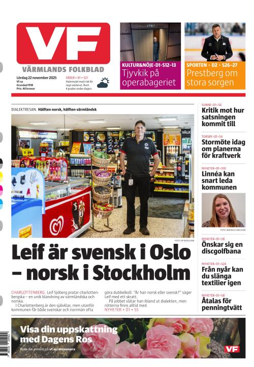 Värmlands Folkblad 22.11.2025