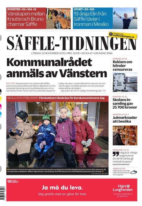 Säffle-Tidningen 22.11.2025