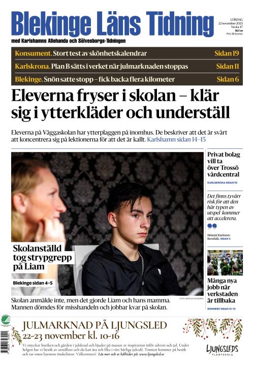Blekinge Läns Tidning 22.11.2025