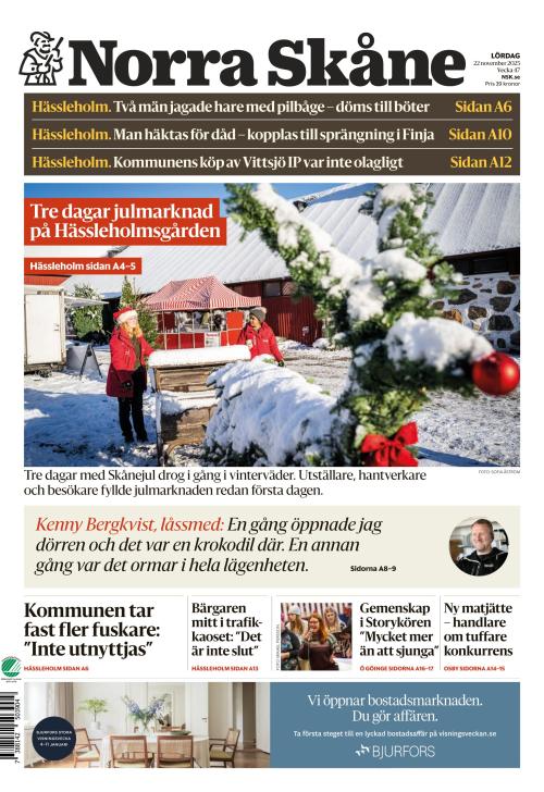 Norra Skåne 22.11.2025