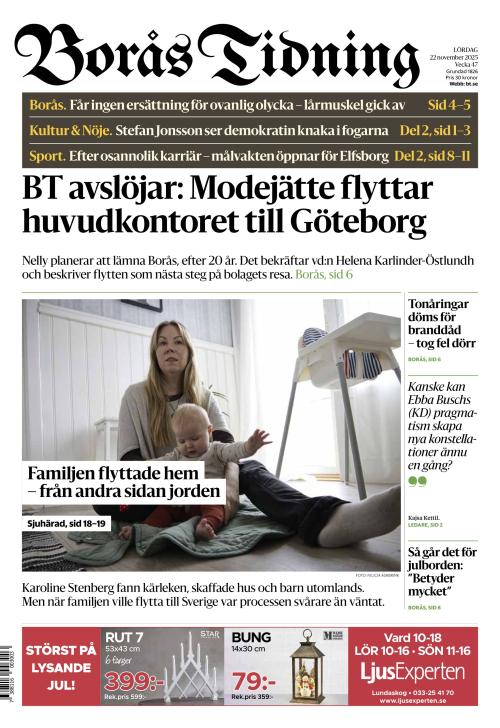 Borås Tidning 22.11.2025