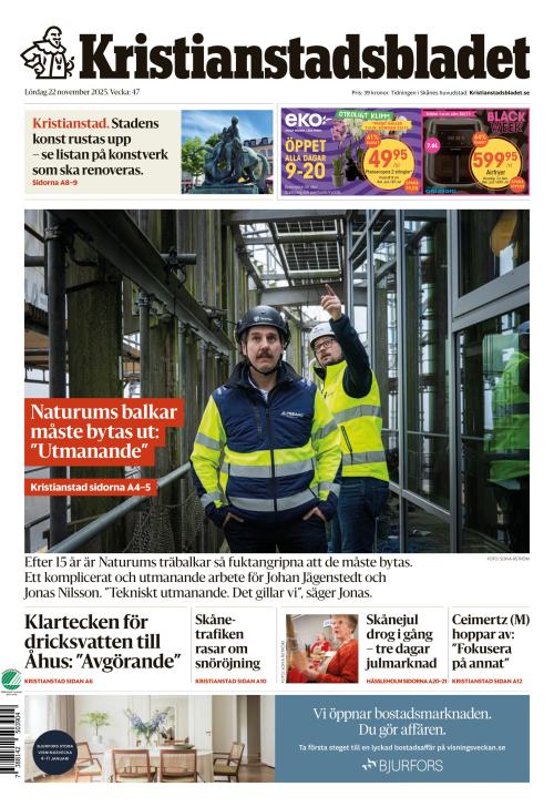 Kristianstadsbladet 22.11.2025