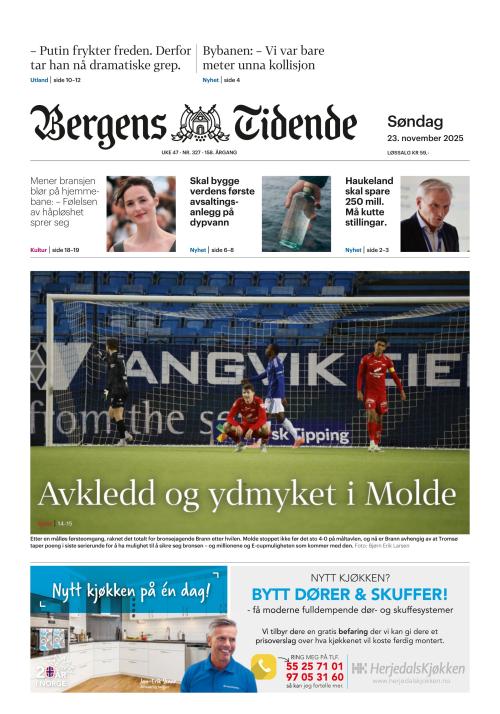 Bergens Tidende (NO) 23.11.2025