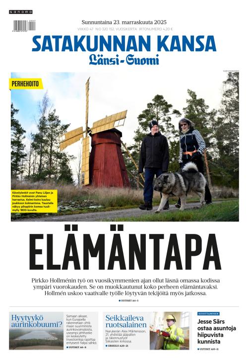 Satakunnan Kansa Länsi-Suomi 23.11.2025