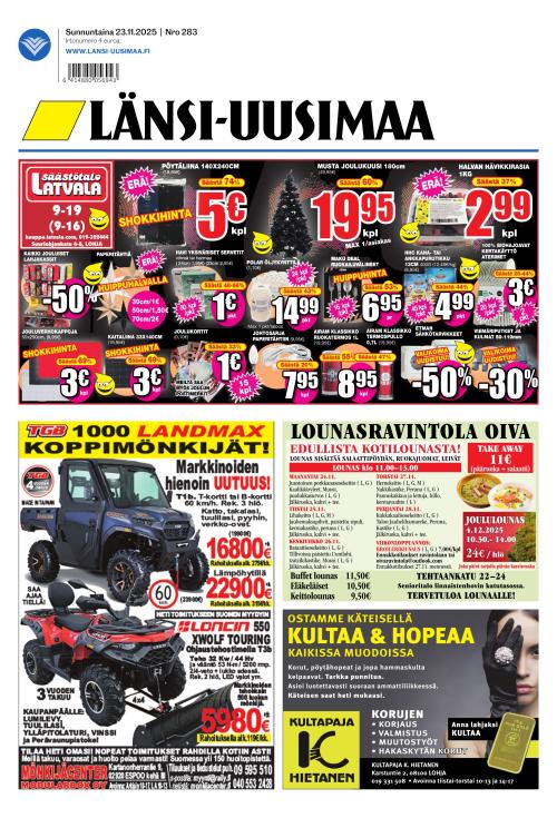 Länsi-Uusimaa 23.11.2025