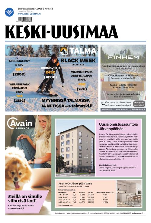Keski-Uusimaa 23.11.2025