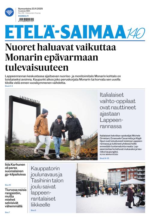 Etelä-Saimaa 23.11.2025