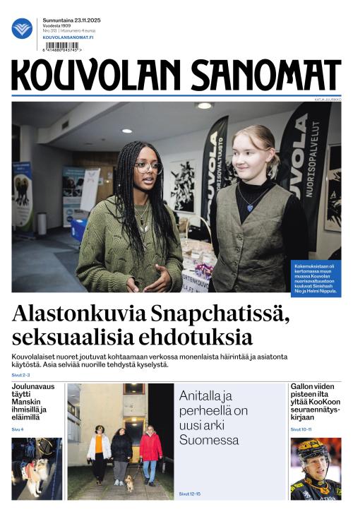 Kouvolan Sanomat 23.11.2025