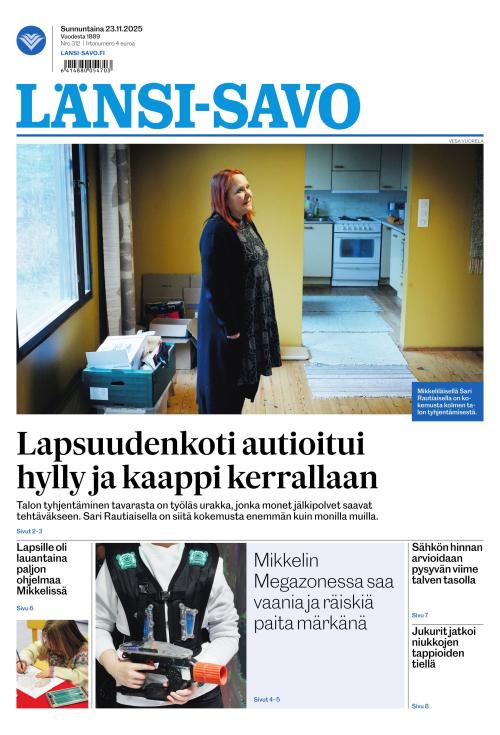 Länsi-Savo 23.11.2025