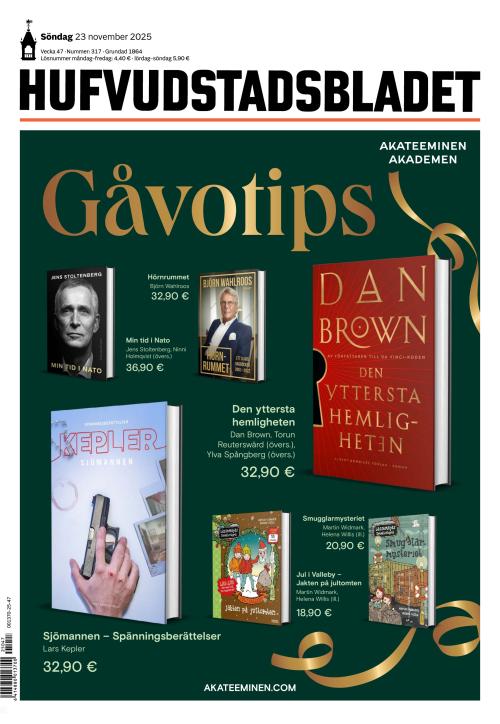 Hufvudstadsbladet 23.11.2025