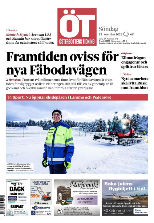 Österbottens Tidning 23.11.2025