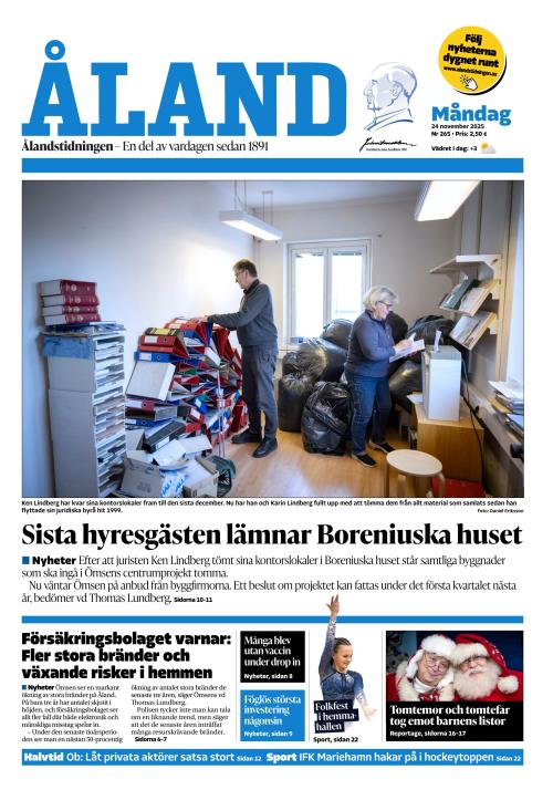 Ålandstidningen 24.11.2025