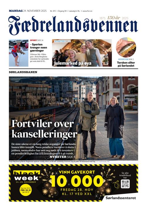 Fædrelandsvennen (NO) 24.11.2025