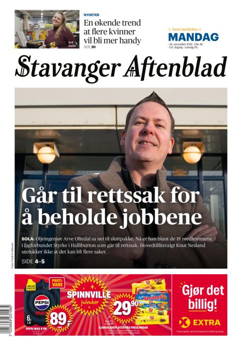Stavanger Aftenblad (NO) 24.11.2025