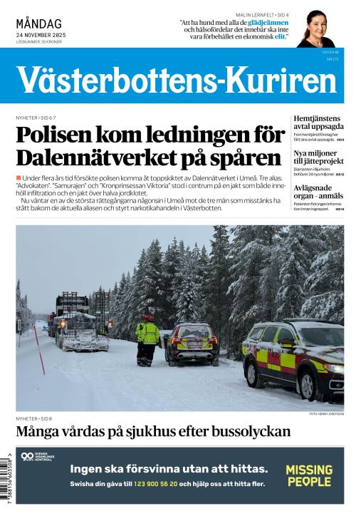 Västerbottens-Kuriren (SE) 24.11.2025