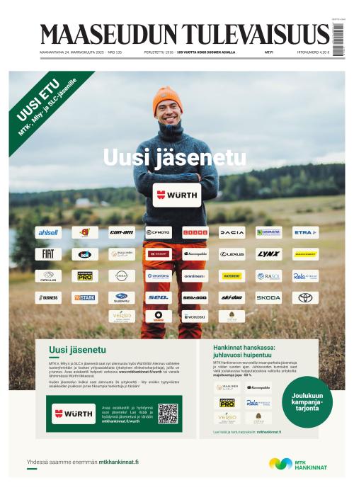 Maaseudun Tulevaisuus 24.11.2025