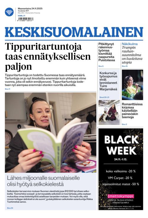 Keskisuomalainen 24.11.2025