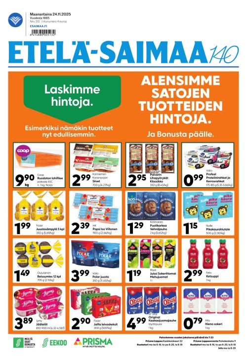 Etelä-Saimaa 24.11.2025