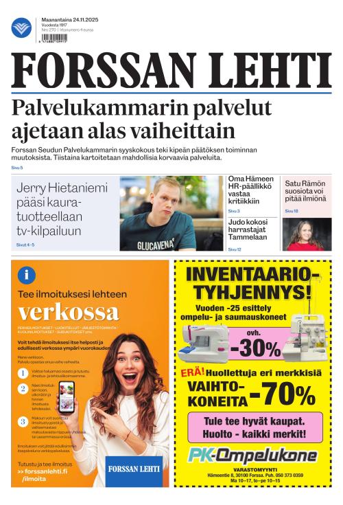 Forssan Lehti 24.11.2025