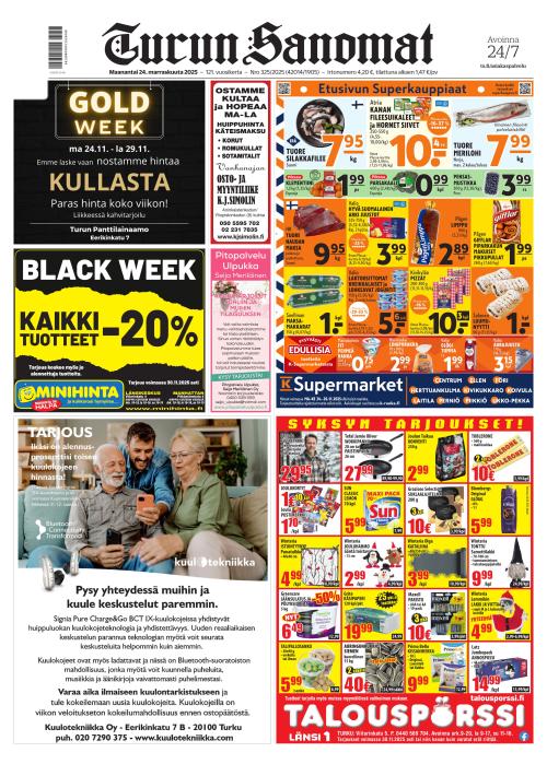 Turun Sanomat 24.11.2025