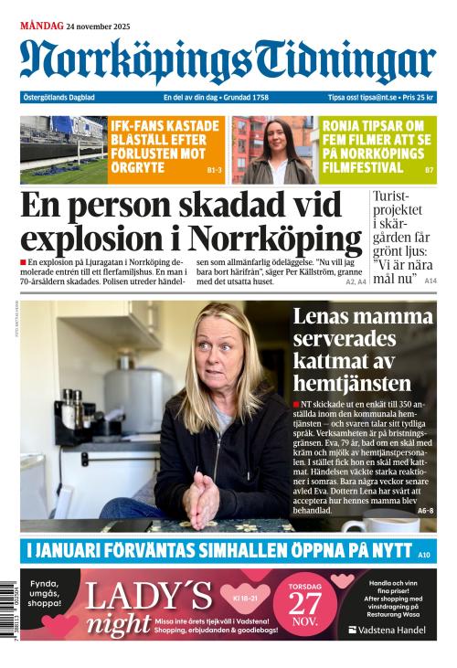 Norrköpings Tidningar 24.11.2025