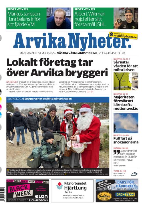 Arvika Nyheter 24.11.2025