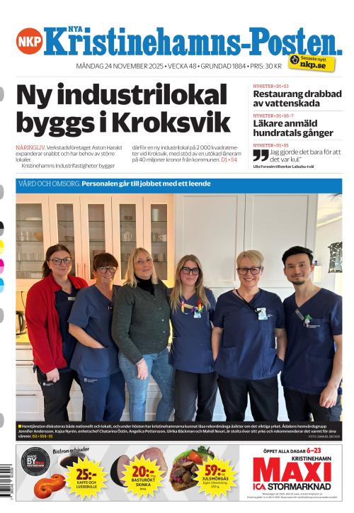 Nya Kristinehamns-Posten 24.11.2025