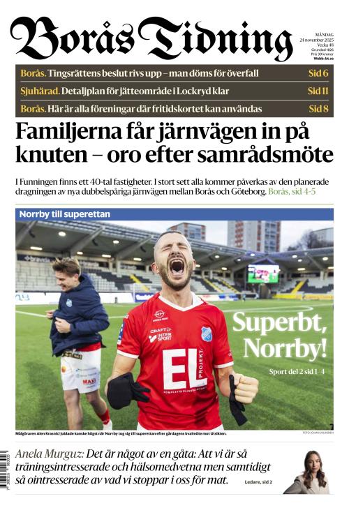 Borås Tidning 24.11.2025