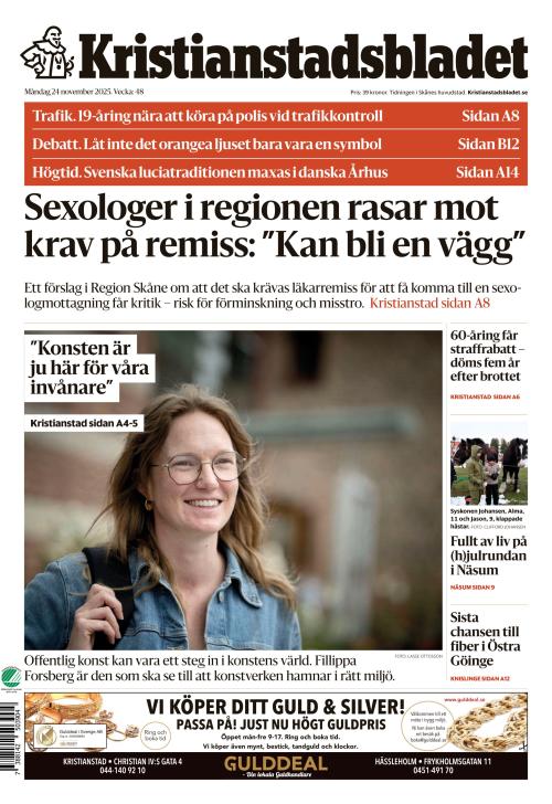 Kristianstadsbladet 24.11.2025