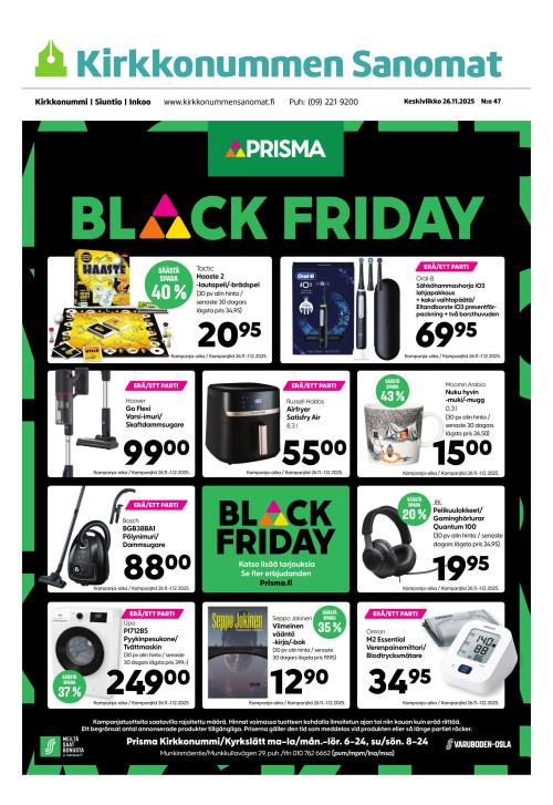 Kirkkonummen Sanomat 26.11.2025