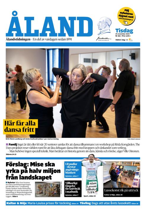 Ålandstidningen 25.11.2025