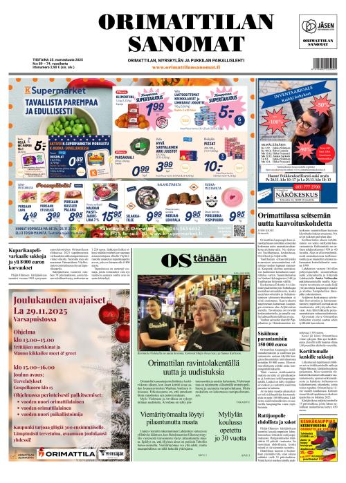 Orimattilan Sanomat 25.11.2025