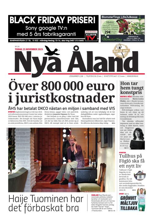Nya Åland 25.11.2025