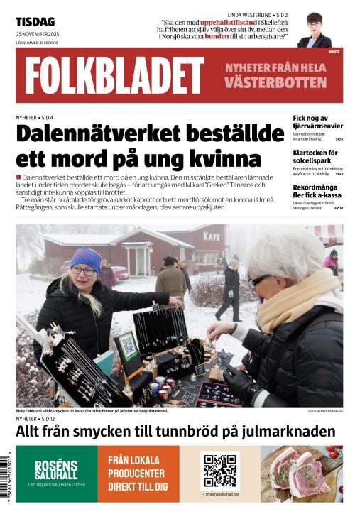 Folkbladet (Västerbotten) (SE) 25.11.2025