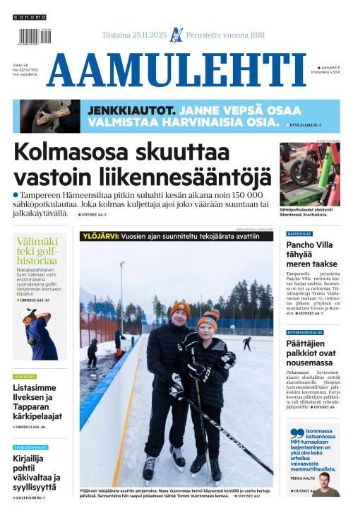 Aamulehti 25.11.2025