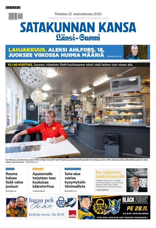 Satakunnan Kansa Länsi-Suomi 25.11.2025