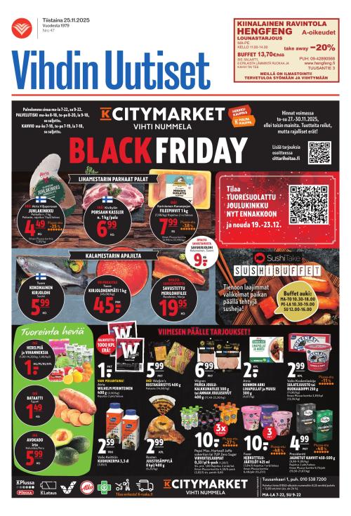 Vihdin uutiset 25.11.2025