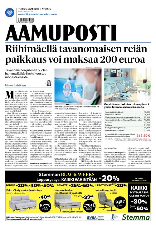 Aamuposti 25.11.2025