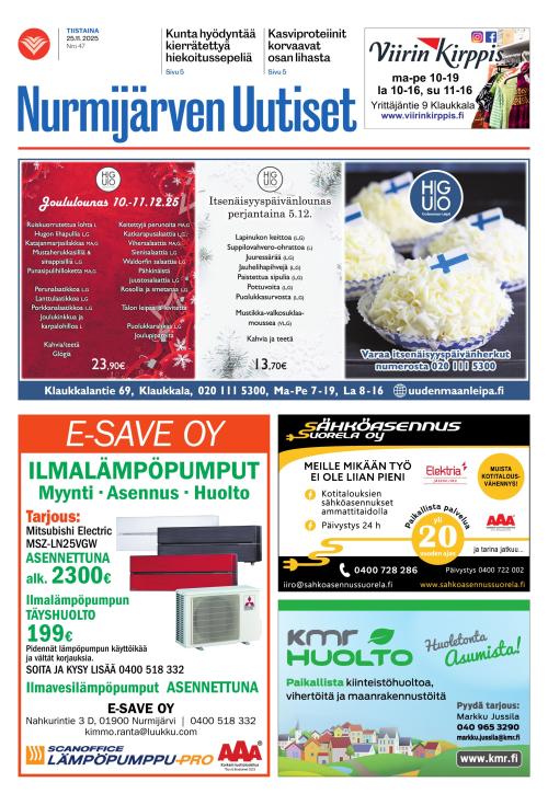 Nurmijärven Uutiset 25.11.2025
