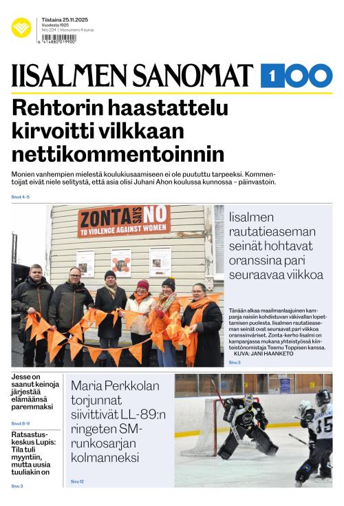 Iisalmen Sanomat 25.11.2025